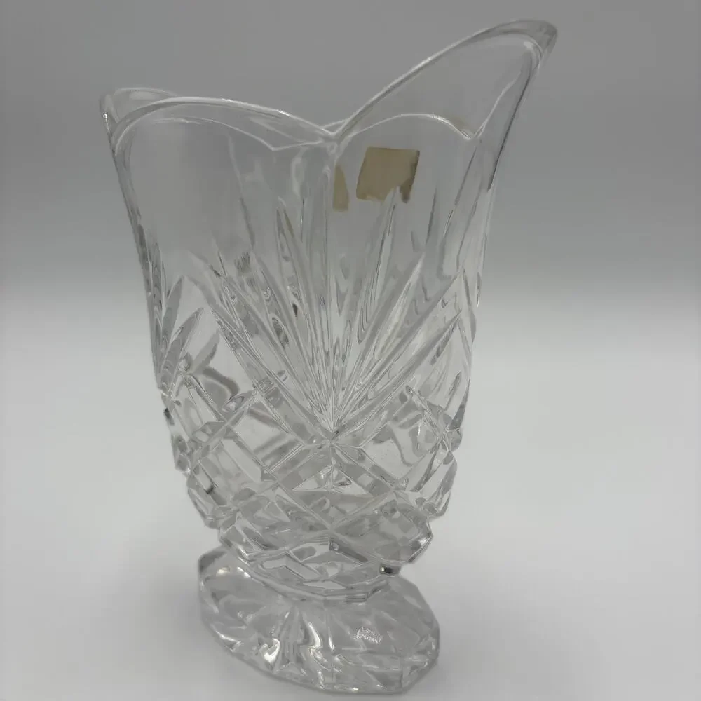 Vintage 1970s - 1980s Noritake Hampton Hall Full Lead Crystal Vase West Germany